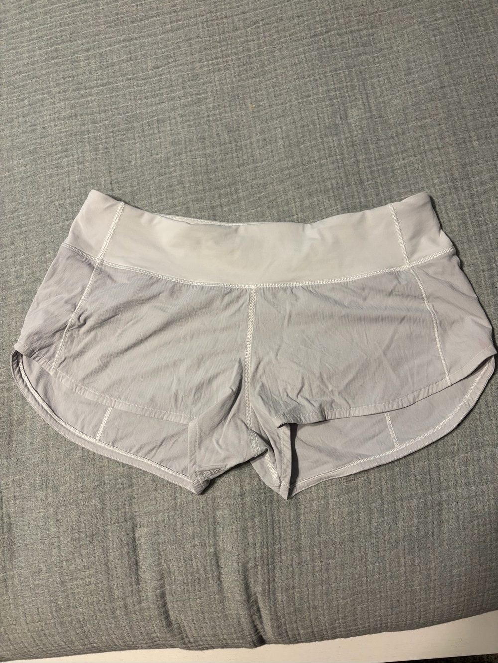 Lululemon gray running shorts- 2 inch inseam